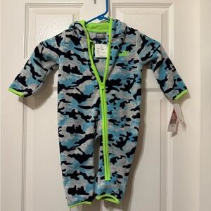 Puma Camo Baby Onesie fleece suit 3-6 months nwt